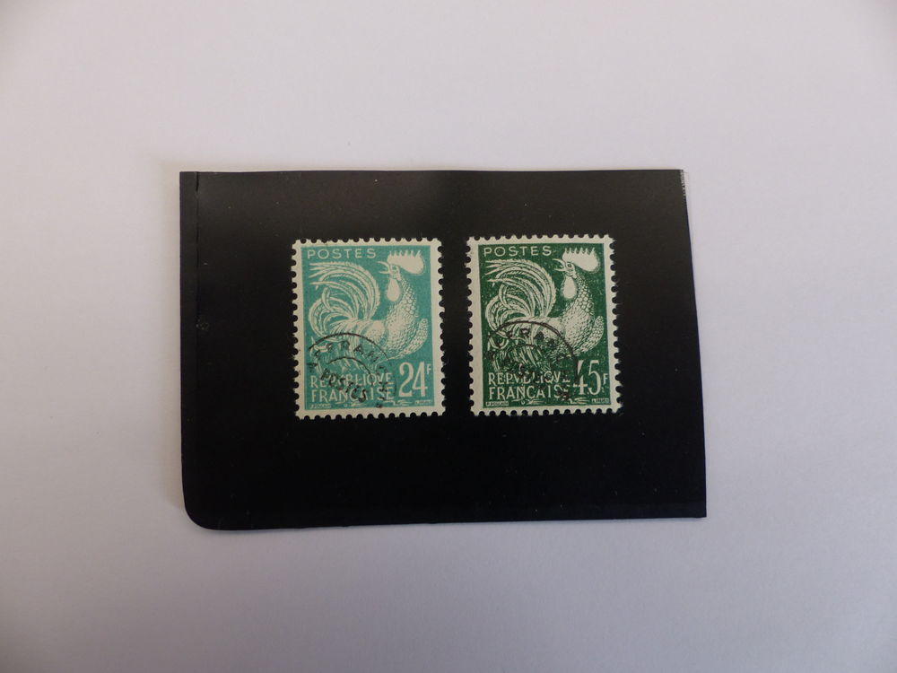 TIMBRES  PREOBLITERES  114  ET  117  NEUFS  **  COTE  50 � 8 Le Havre (76)