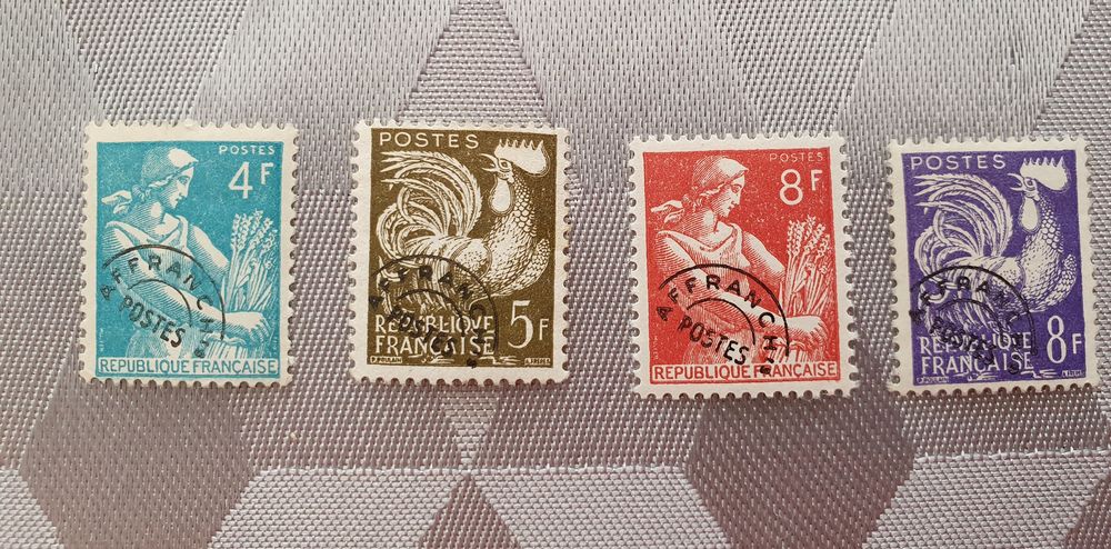 Timbres Pr�os 106 � 109  neufs 1 Jou�-l�s-Tours (37)
