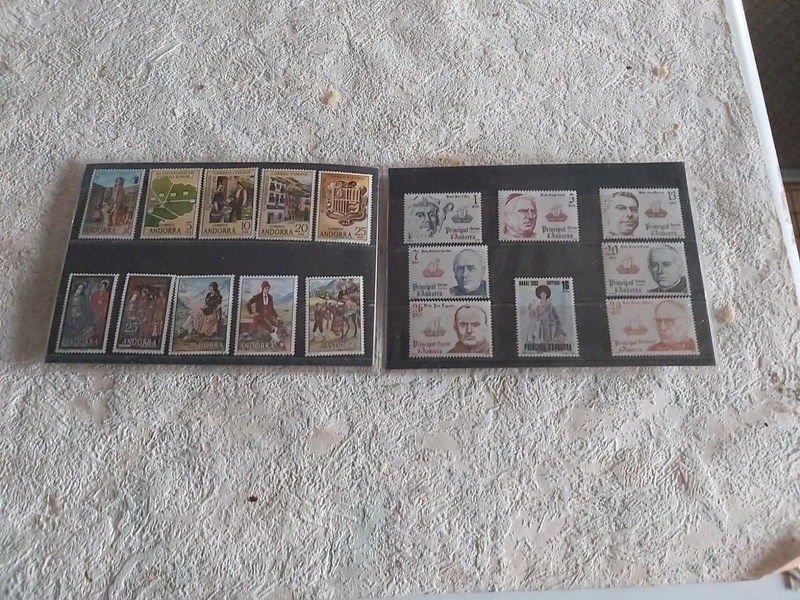 timbres de la principaut�e d ANDORRE 15 Lyon 8 (69)