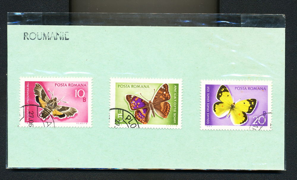 Timbres Roumains anciens 1 Fleury-les-Aubrais (45)