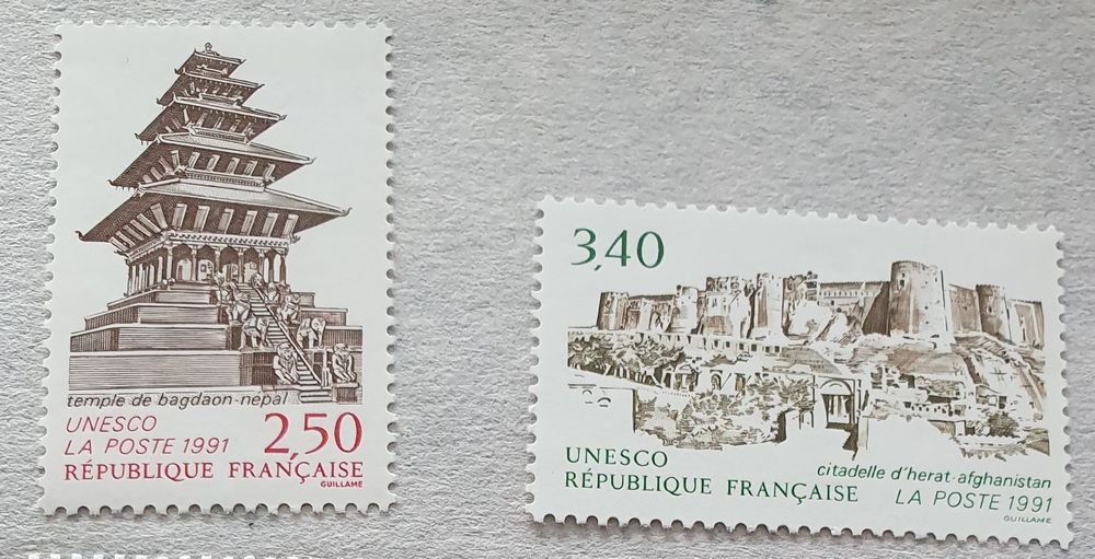 Timbres Service 108 - 109 - 111 - 112 - 113 Neufs 2 Jou�-l�s-Tours (37)