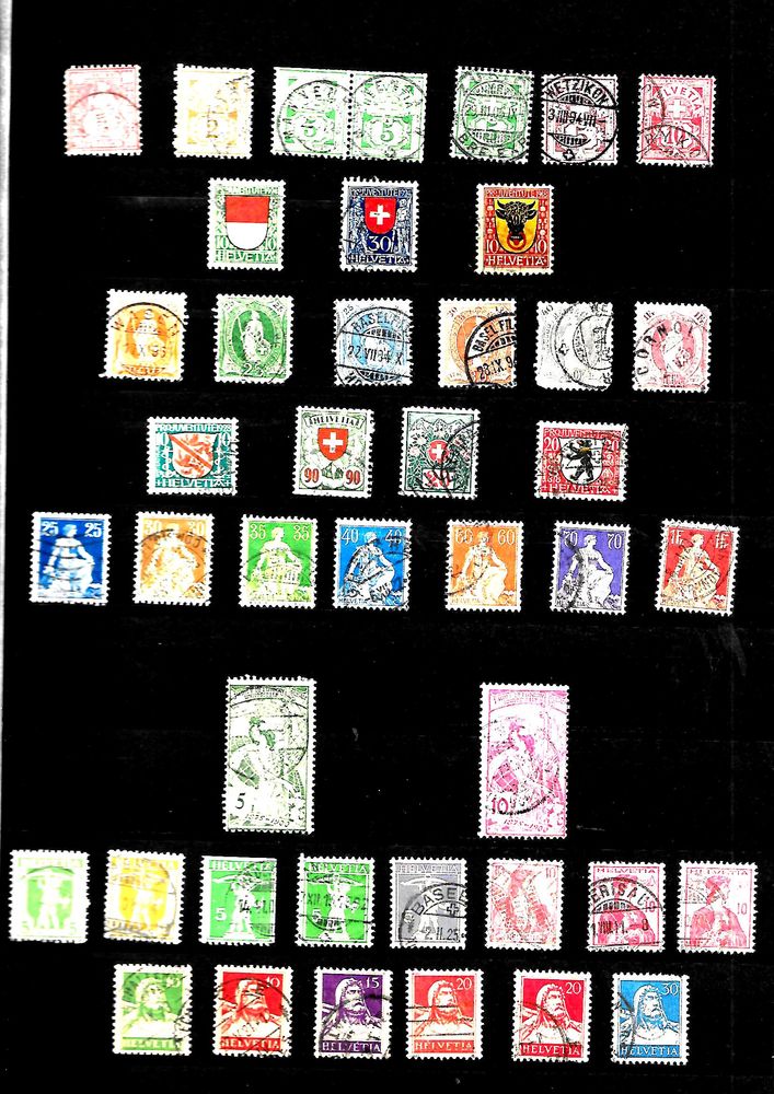 Timbres de SUISSE 0 Mulhouse (68)