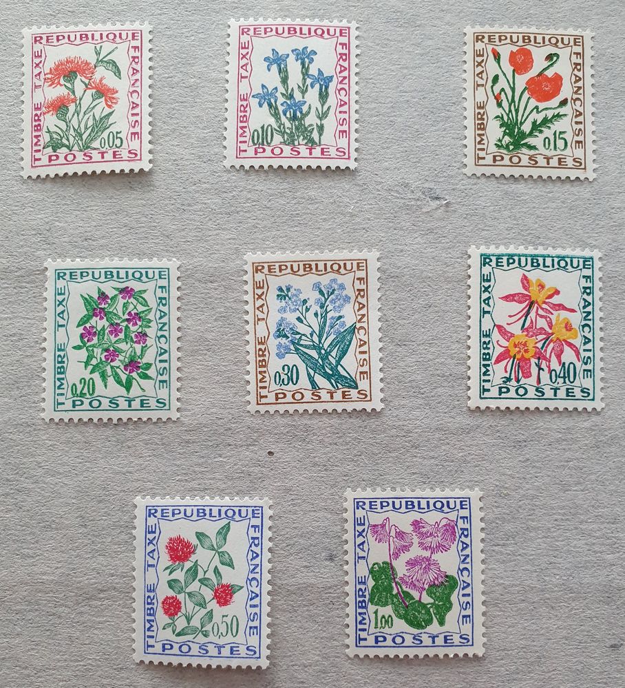 Timbres Taxe 95 � 102 Neufs 1 Jou�-l�s-Tours (37)