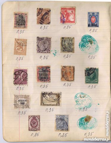 Lot de timbres de tous les pays de 1860 � 1920 0 Charleville-M�zi�res (08)