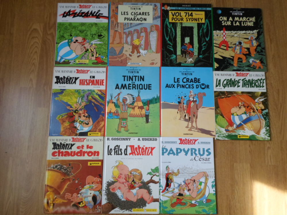 bds de tintin et ast�rix 5 Goincourt (60)