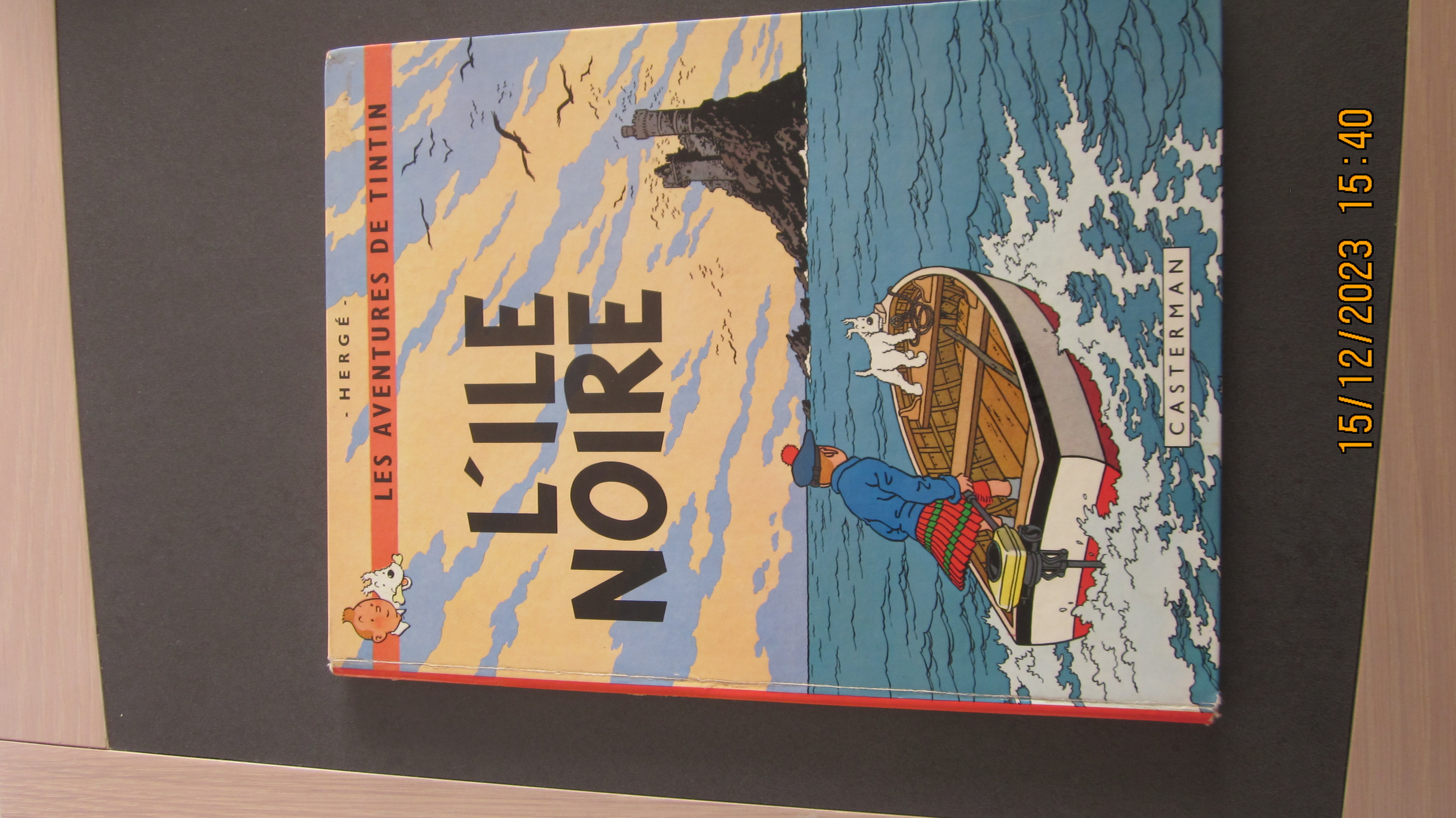 B D TINTIN L'�LE NOIRE DE 1966 D I 20 Coquelles (62)