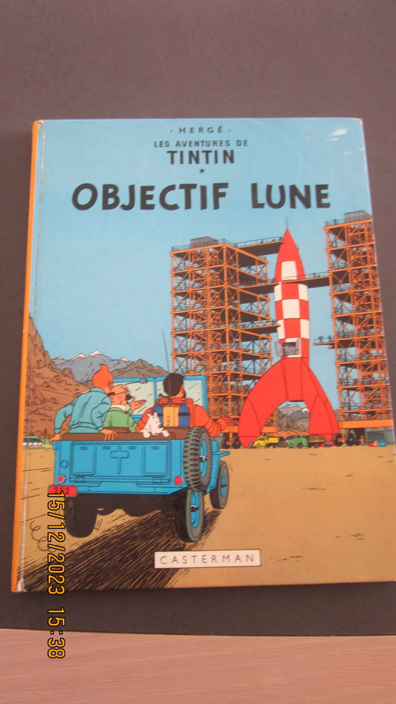 B D TINTIN OBJECTIF LUNE DE 1968 D I 6 Coquelles (62)