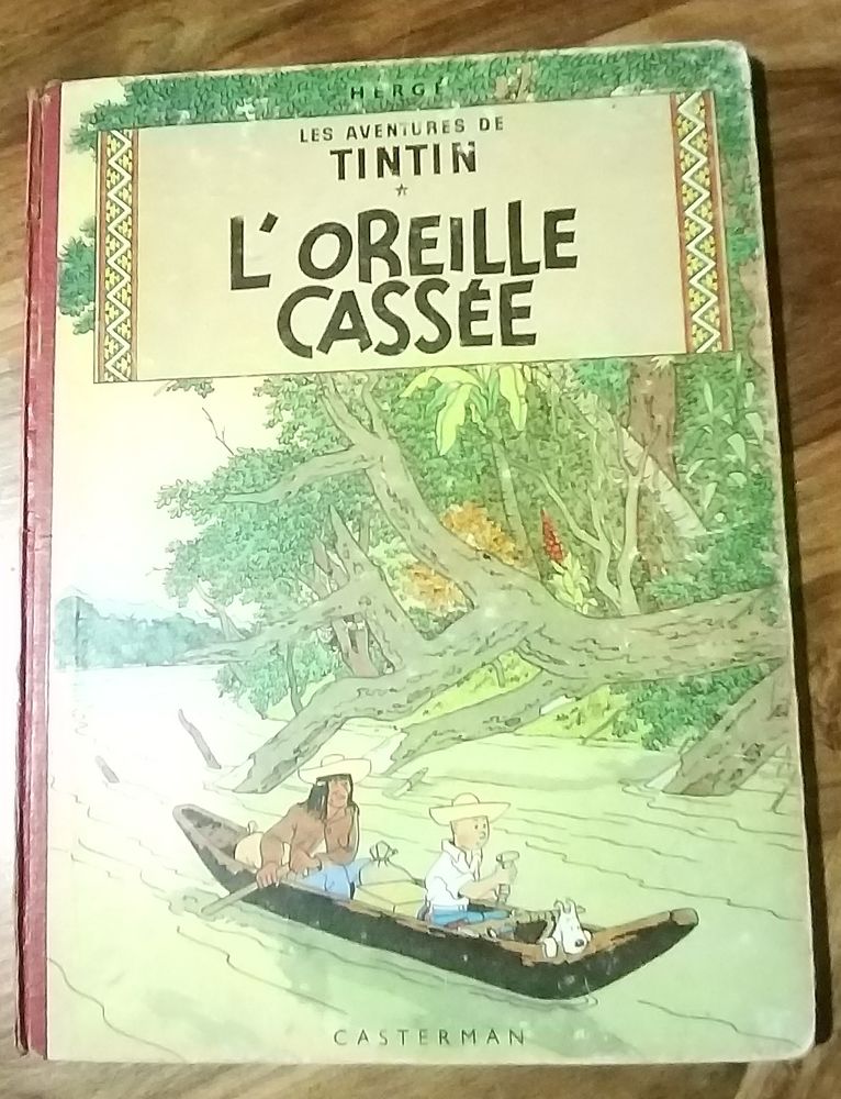 BD TINTIN L'OREILLE CASSEE de 1947 195 B�ziers (34)