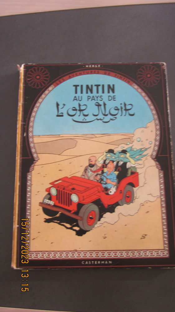B D TINTIN AU PAYS DE L'OR NOIR DE 1964 D I 12 Coquelles (62)