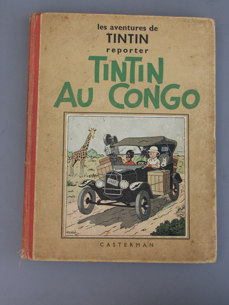 Tintin Reporter AU Congo E O Casterman Noir ET Blanc 1937 500 Lille (59)