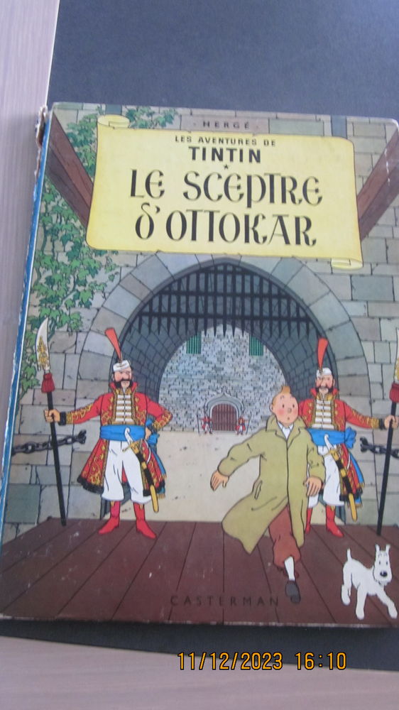 B D TINTIN LE SEPTRE D'OTTOKAR DE 1964 D I 25 Coquelles (62)