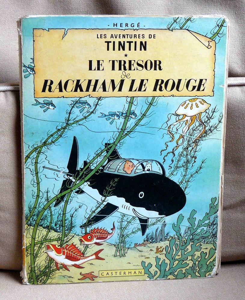 Tintin : le tr�sor de Rackham le rouge - B35 - 1964 6 Argenteuil (95)