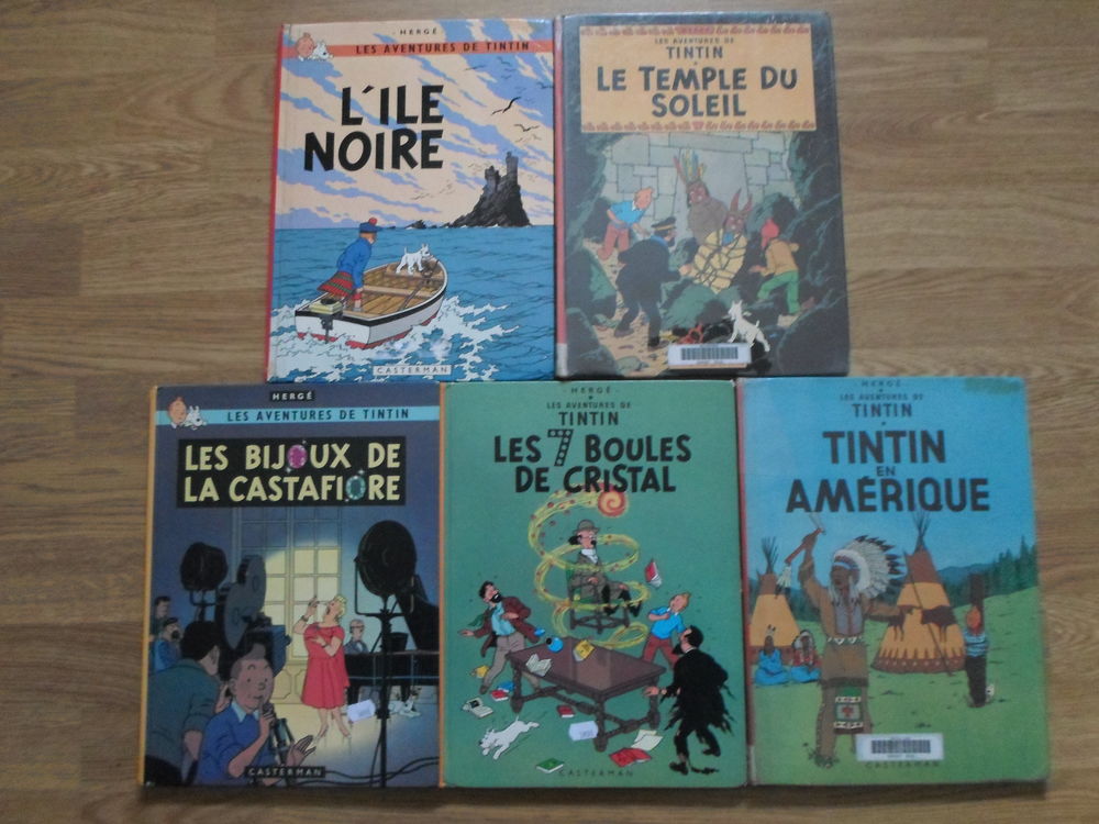 lot de 4 bds TINTIN 5 Goincourt (60)