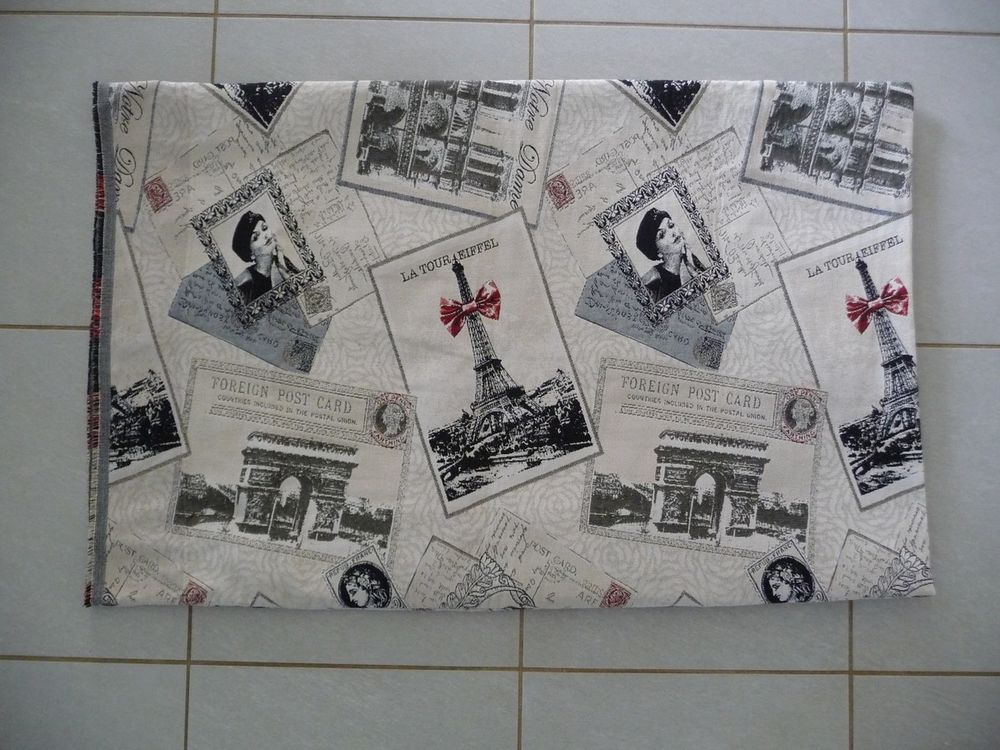Tissu style tapisserie motifs Paris et la Mode 25 Celles-sur-Belle (79)