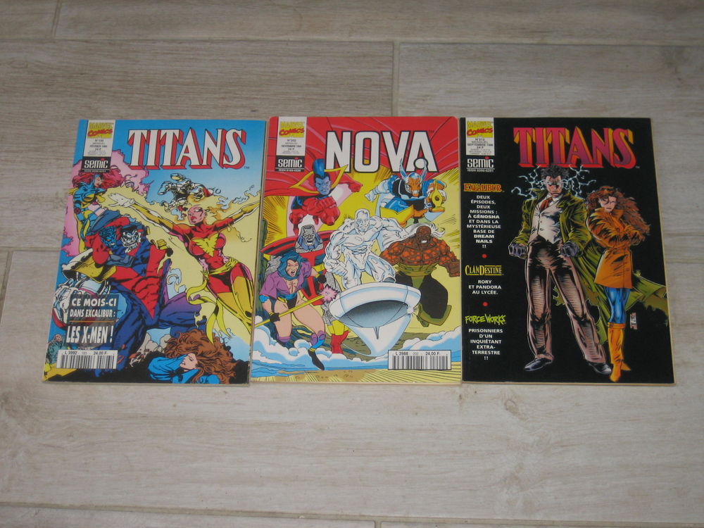lot TITANS 193+212+NOVA 202 SEMIC 1994 a 96 marvel comics 25 C�zy (89)
