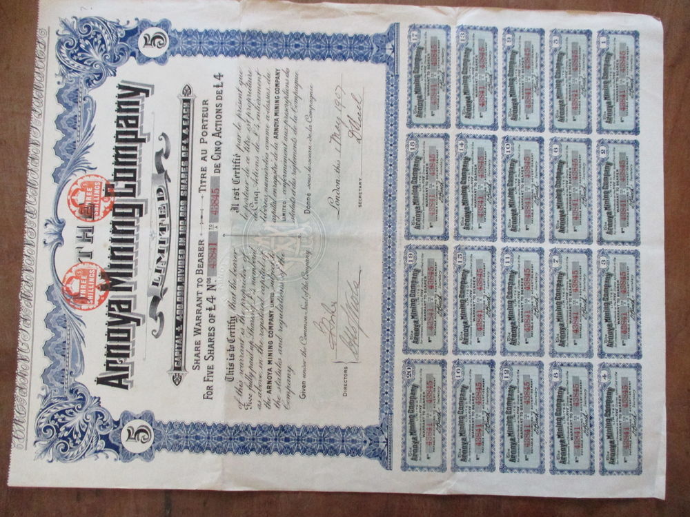 TITRES ACTIONS ANCIENS / BILLETS 25 Poitiers (86)