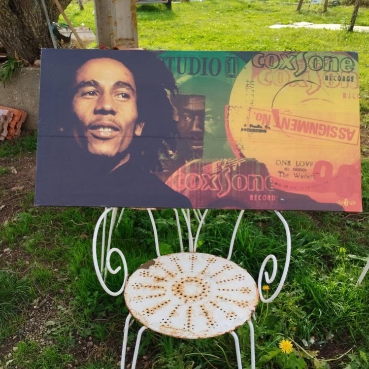 Toile sur ch�ssis bois. 0 Lafitte-sur-Lot (47)