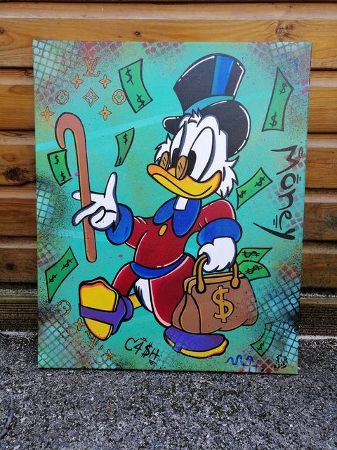 Toile POP'ART custom Picsou Money 90 S�bazac-Concour�s (12)