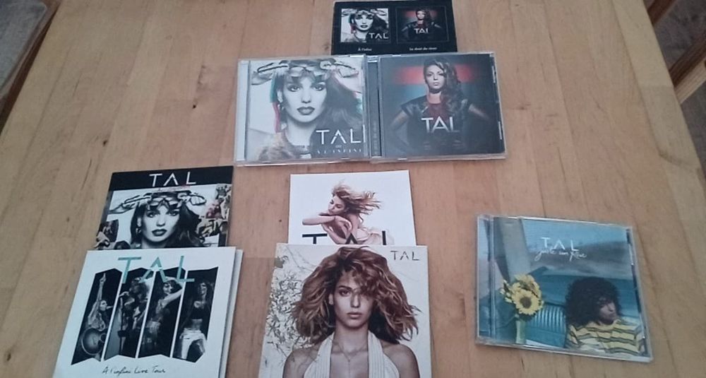 sac en toile  + divers cds + divers poster  chanteuse TAL 20 Bailleul (59)