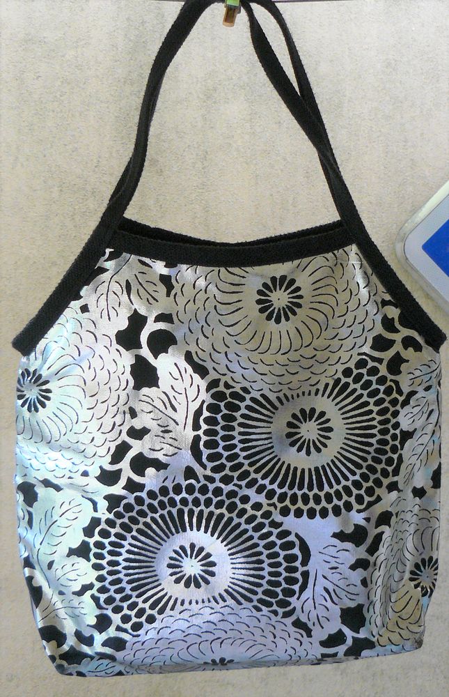 SAC TOILE NOIR/ARGENT 6 Fourn�s (30)