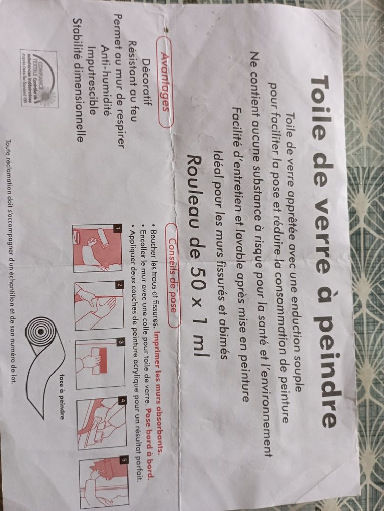 Toile de verre 50 Puyo� (64)