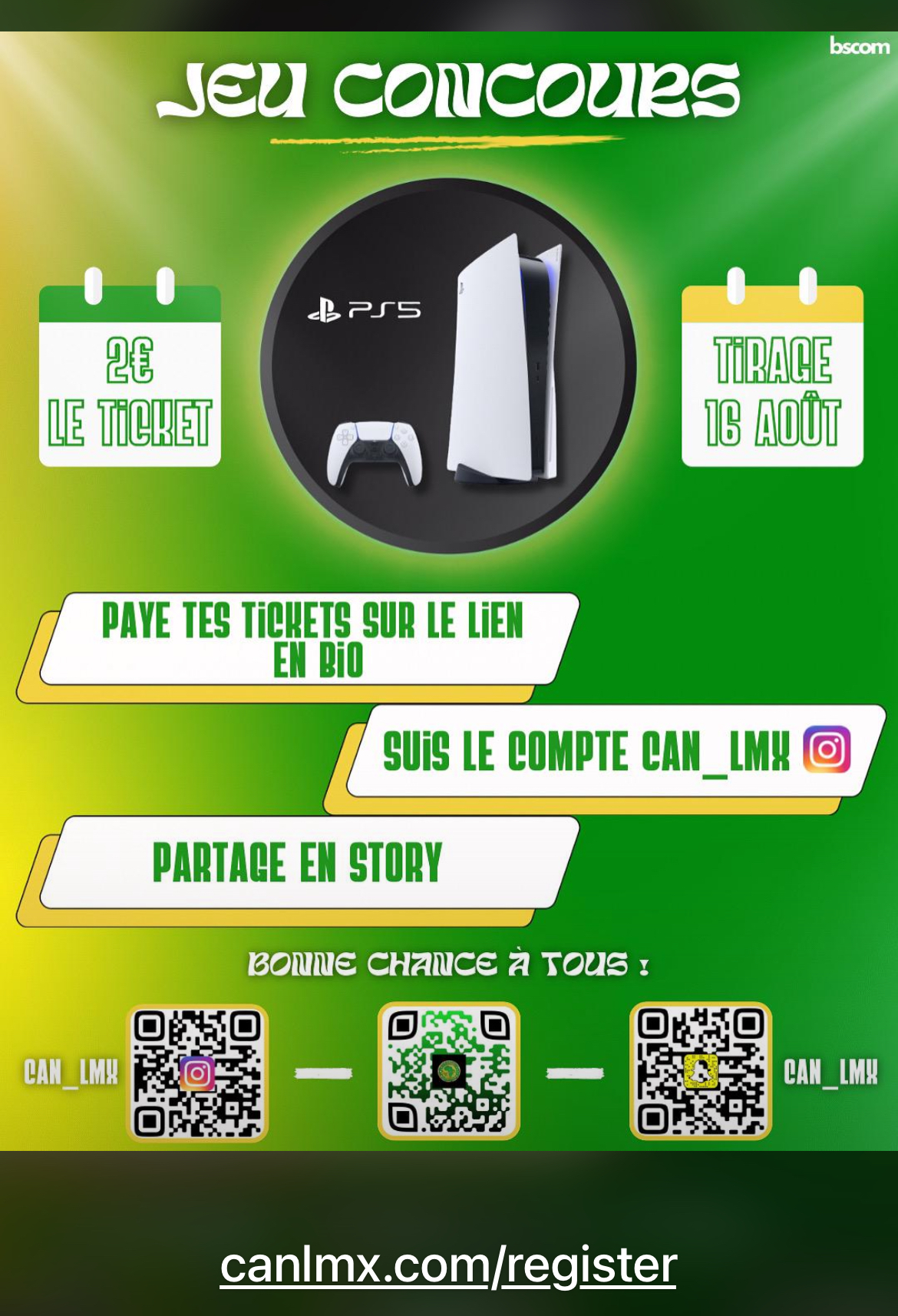 TOMBOLA PS5 2 Les Mureaux (78)