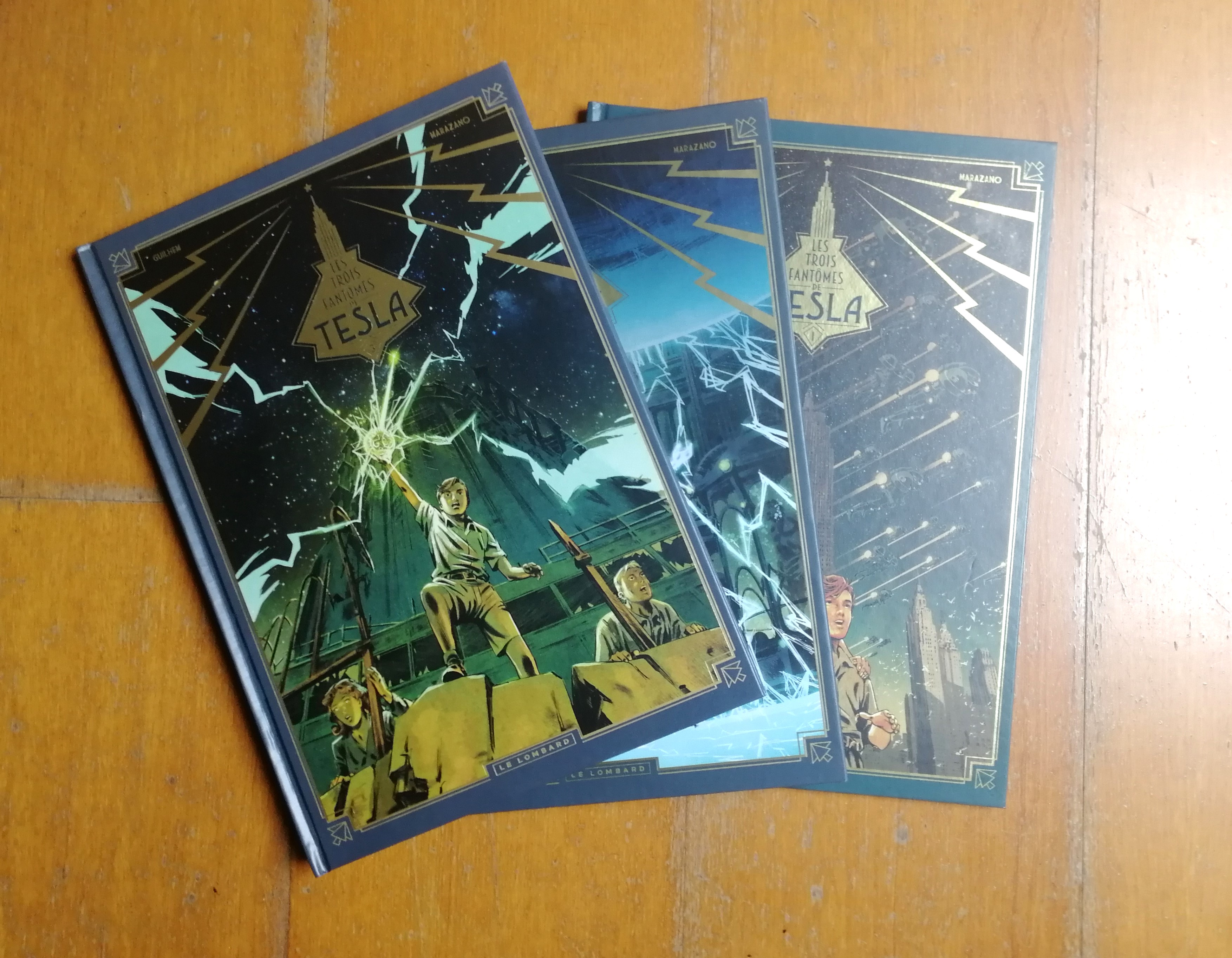 EO 3 tomes Les trois fant�mes de Tesla - Guilhem - Marazano 42 Argenteuil (95)