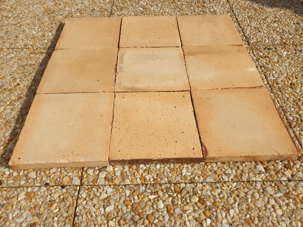 Tomette 20x20 blanc jaune 30 Nou�tre (37)