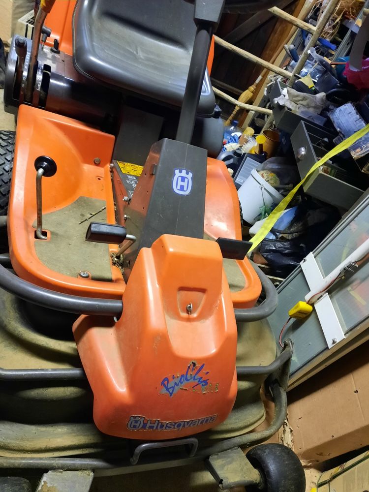 tondeuse autoport�e Husqvarna Rider 13 H Bio 1200 Grenade (31)