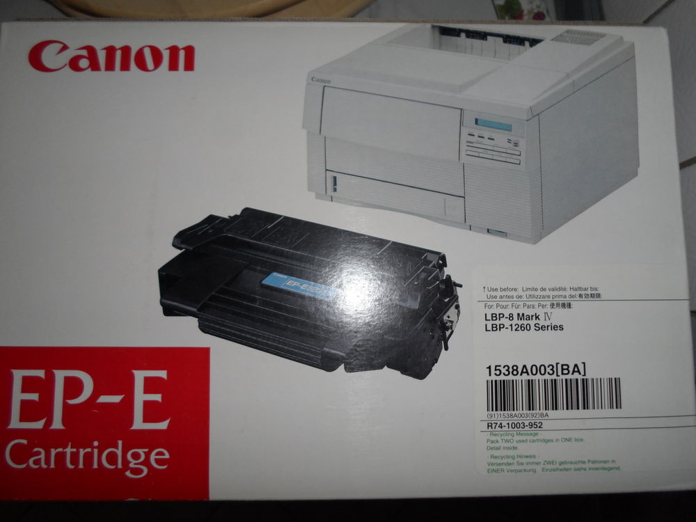 Toner Canon EP-E - 1538A003[BA] 15 Amb�rieux-en-Dombes (01)