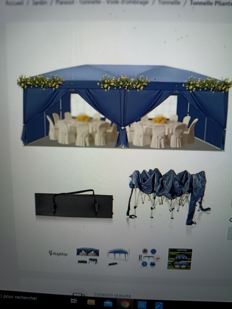 tonnelle barnum 6m x 3 neuf 280 Rives (38)