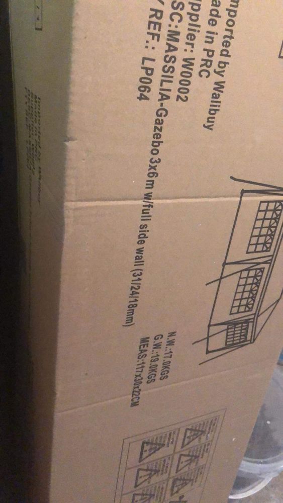 Tonnelle 3x6 m blanc 100 Anzin (59)