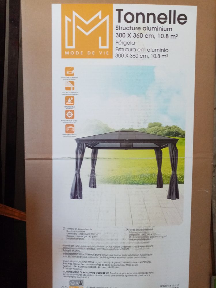 Tonnelle, Pergola  neuve 300 x 360 390 Le Fidelaire (27)