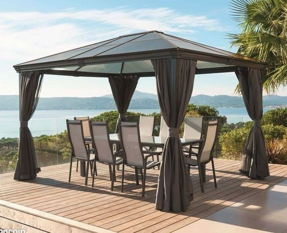 Tonnelle pergola en alu 350 Le Cr�s (34)