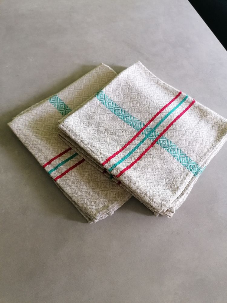 Lot torchons et serviettes de table 12 Jury (57)