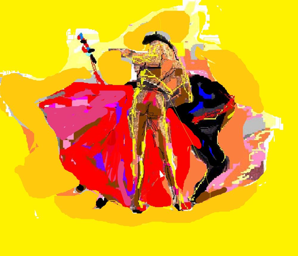 Toro et tor�ro   S�ri� de peinture 0 Puyo� (64)