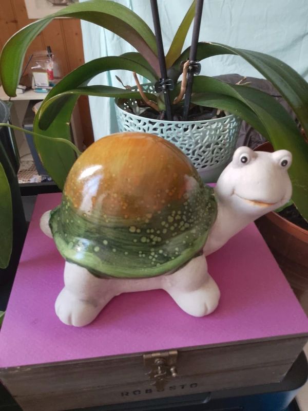 Tortue en c�ramique maison jardin 18 Limoges (87)