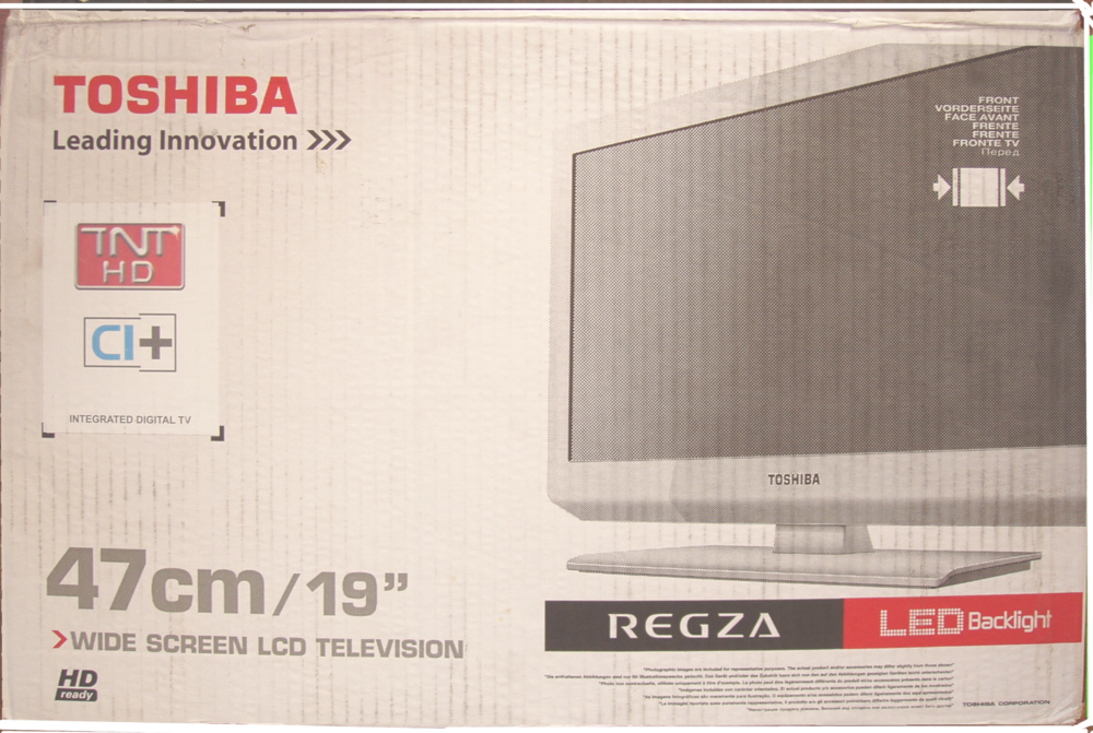 TV Toshiba 47cm/19'' blanche 45 Belleville-sur-Loire (18)
