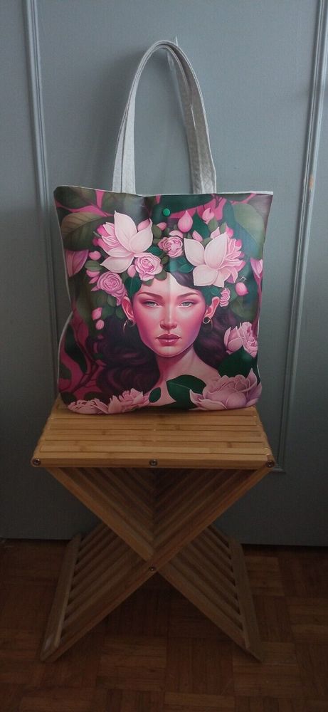 Tote bag Femme Fleurie Simili Cuir 15 Saint-Chamond (42)