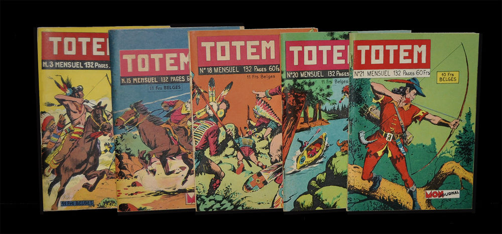 Bd lot 5 TOTEM 1�RE S�RIE ? EDITIONS AVENTURES et VOYAGES 19 25 Orl�ans (45)