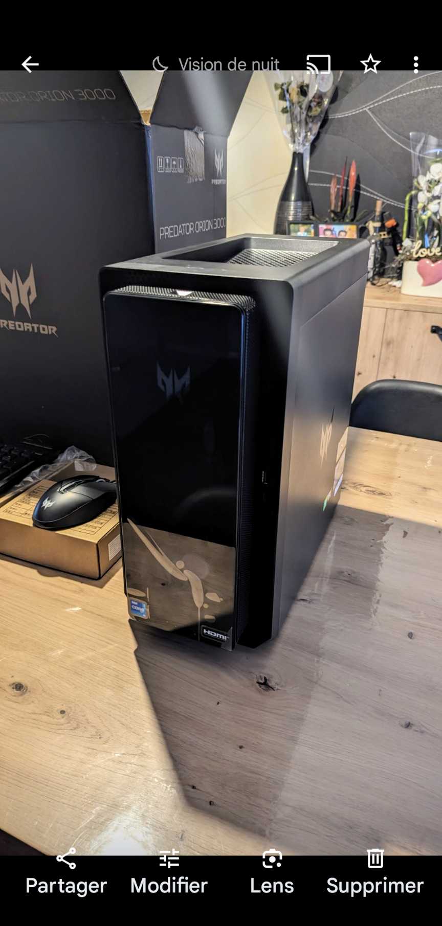 tour gamer acer predator Intel core i5 12400f RtX 3060ti +�cran Asus 27pouces 1000 Woustviller (57)