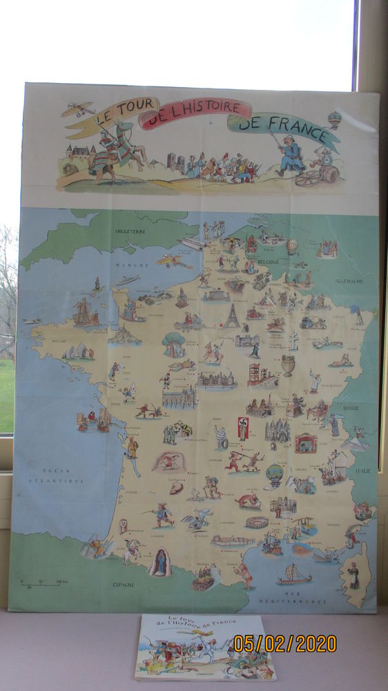 Le TOUR de l'HISTOIRE de FRANCE livre + carte. 20 Le Vernois (39)