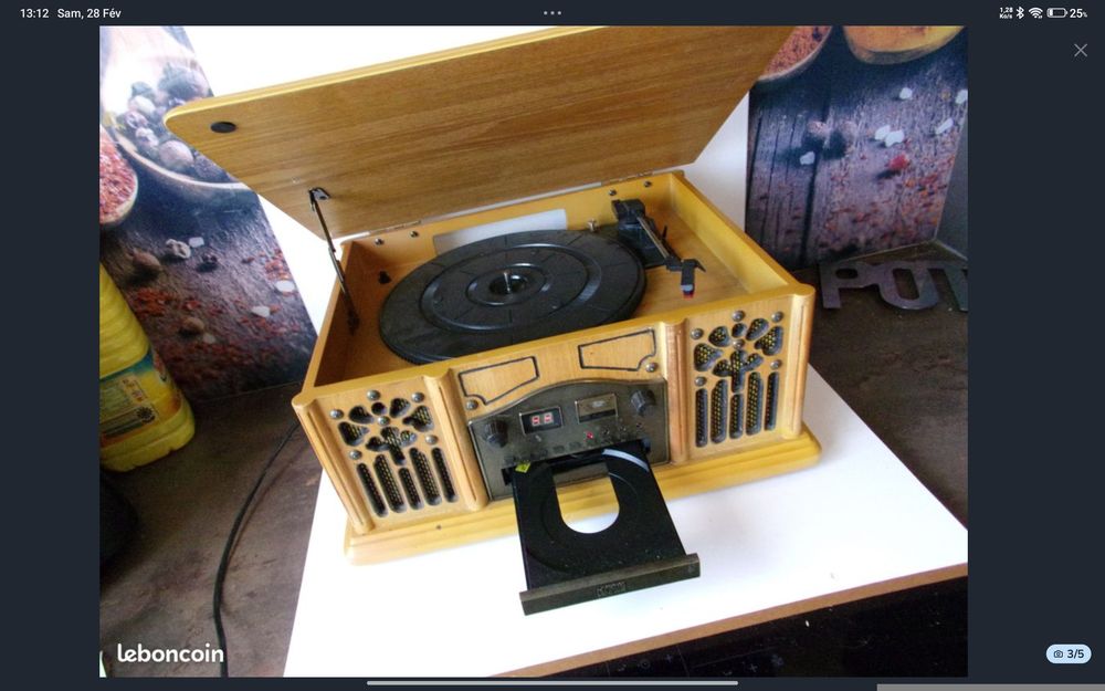 Tourne disque \cd .... Vintage 50 Matha (17)