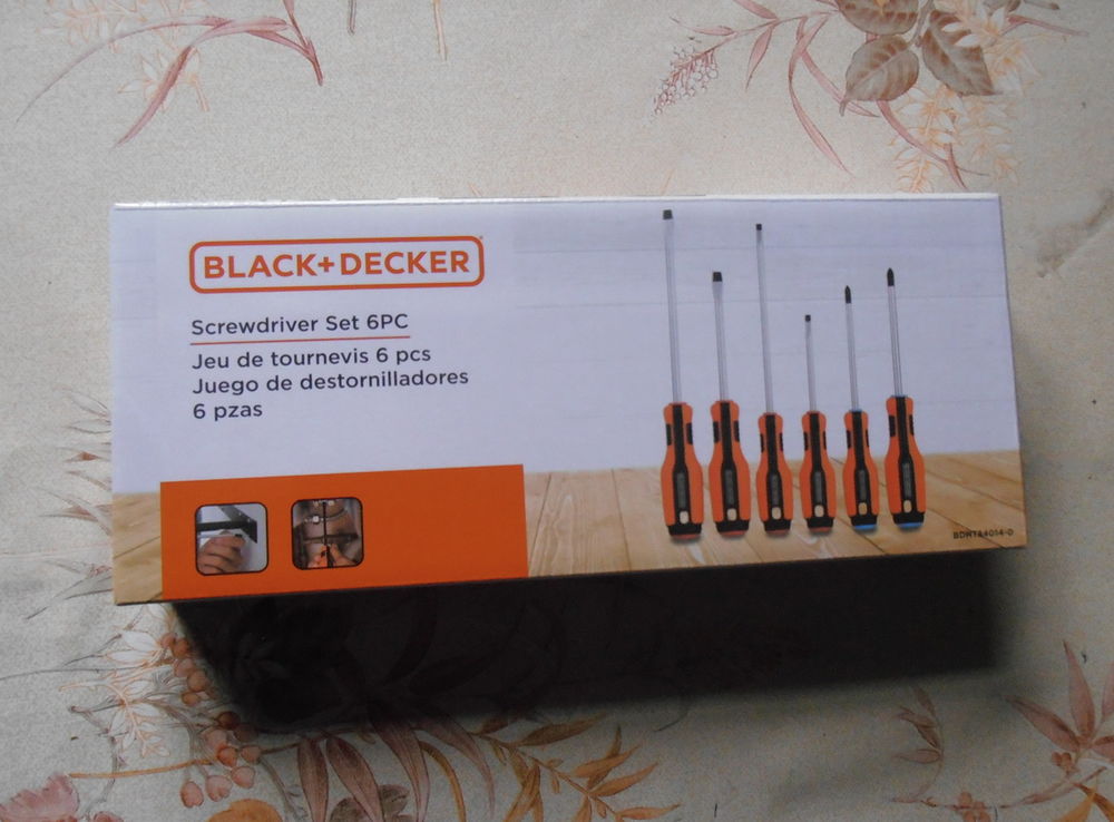 Jeu 6 tournevis Black & Decker NEUF 10 Aubin (12)