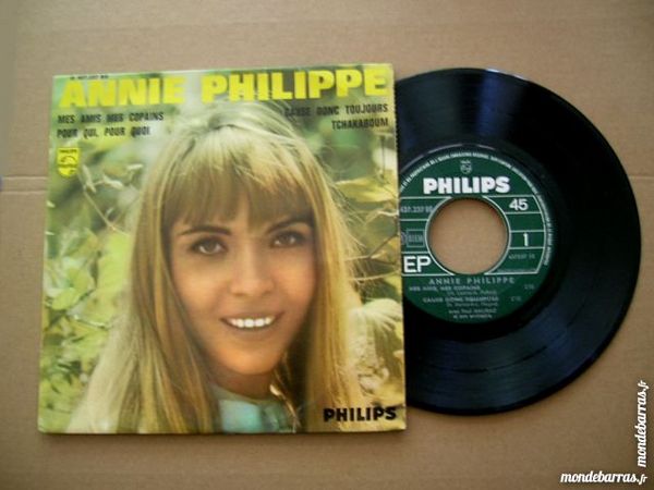 45 TOURS EP ANNIE PHILIPPE Mes amis, mes copains 37 Nantes (44)