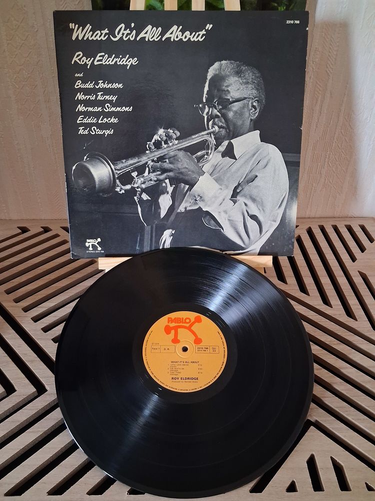 LP 33 TOURS Roy Eldridge 
What It's All About
9 Blanquefort (33)