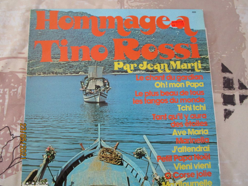 33 tours  hommage � TINO ROSSI   15 Chanteloup-en-Brie (77)