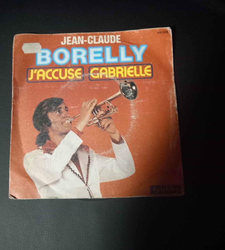 45 Tours Jean-Claude Borelly j'accuse 1 La Fert�-sous-Jouarre (77)