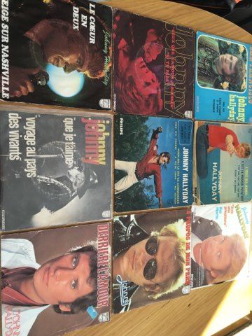 Lot de 45 tours johnny Hallyday 0 Romans-sur-Is�re (26)