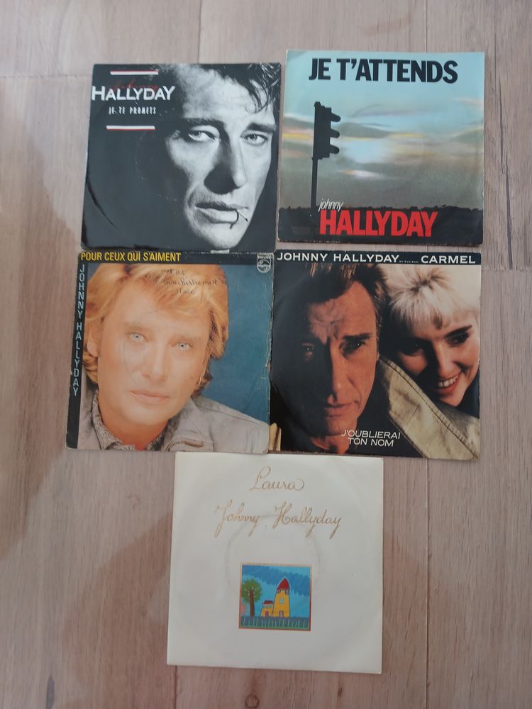 45.tours Johnny Hallyday 20 Bertaucourt-Epourdon (02)